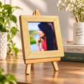 Personalized Mini Photo Frame with Easel Stand — supplied product example