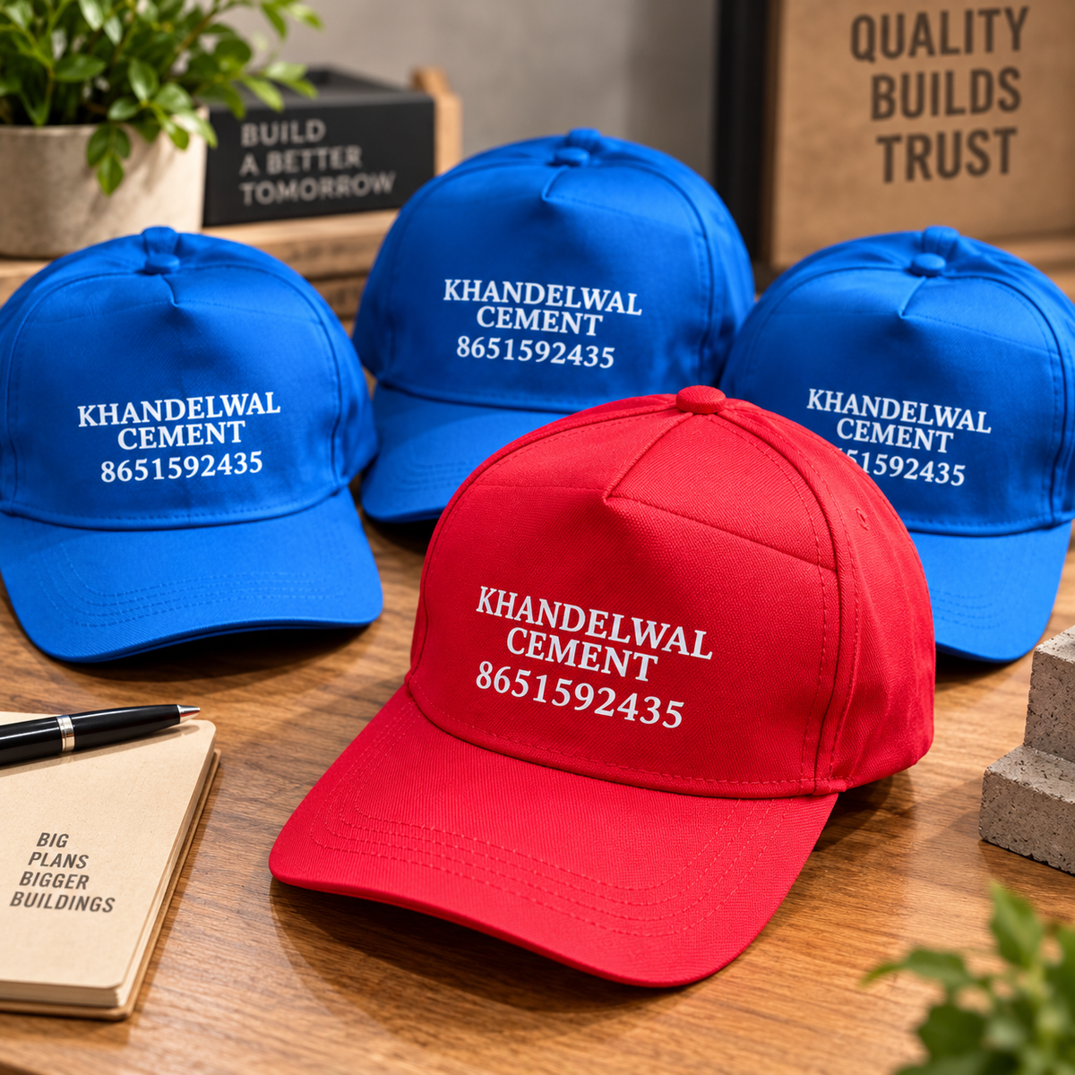 Personalized Printed Cap — supplied product example