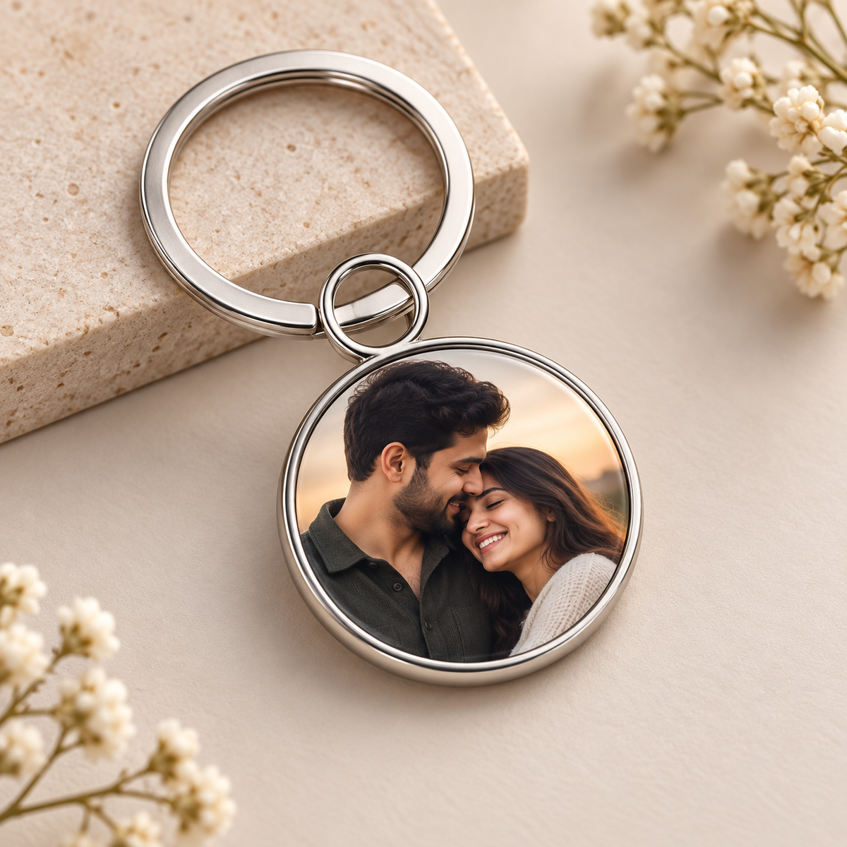 Personalized Photo Keyring