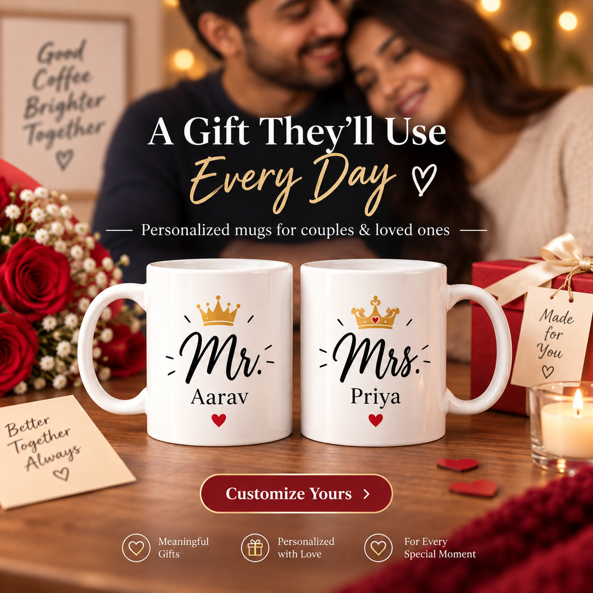 Personalized White Mug