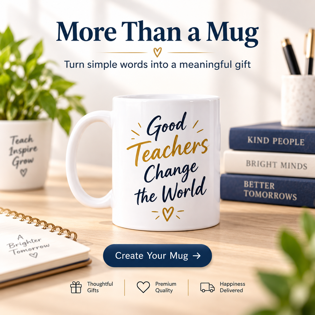Personalized White Mug