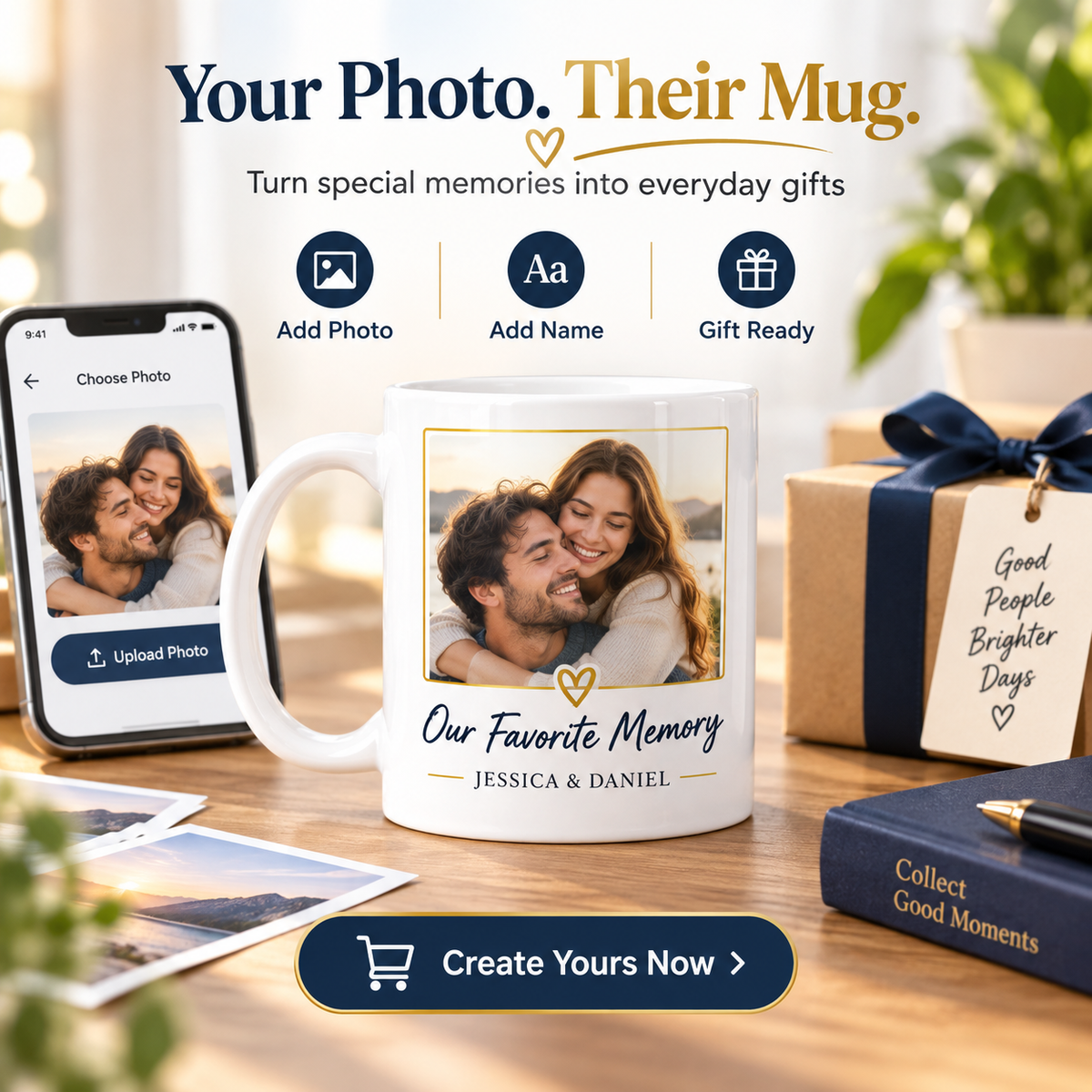 Personalized White Mug